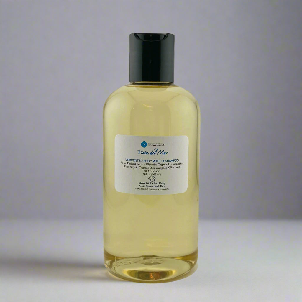 All Natural Organic Body Wash & Shampoo | Fragrance Free